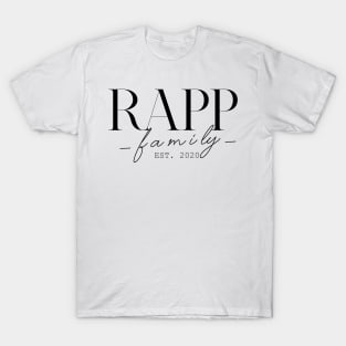 Rapp Family EST. 2020, Surname, Rapp T-Shirt